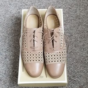 A chic Michael Kors Sunny Lace Up Oxford leather